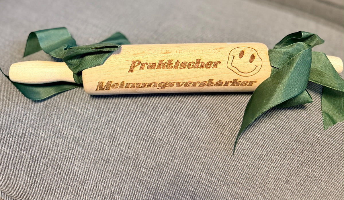 "Opinion Reinforcer" rolling pin