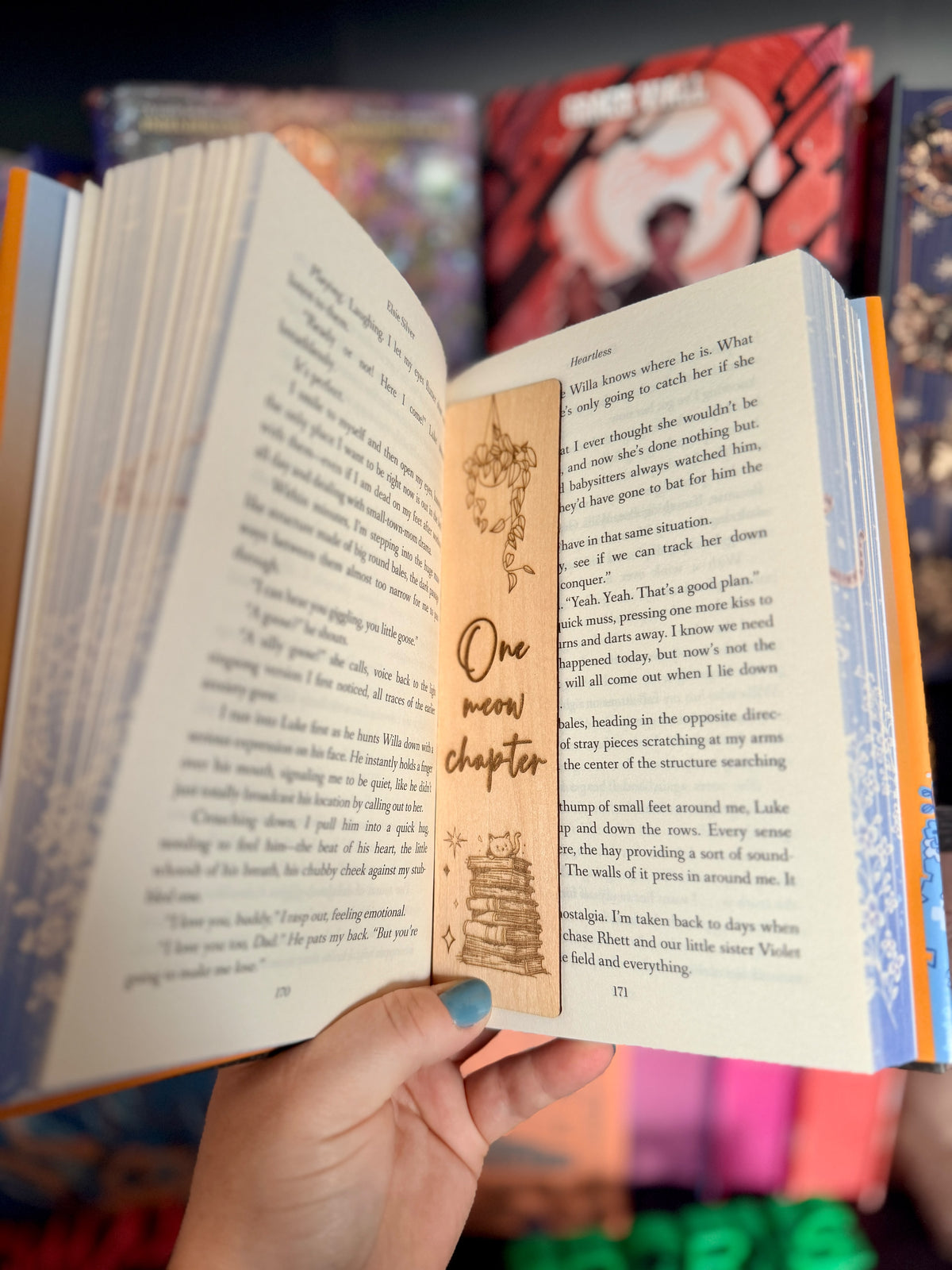 Lesezeichen  "One meow chapter"
