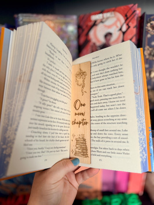 Lesezeichen  "One meow chapter"