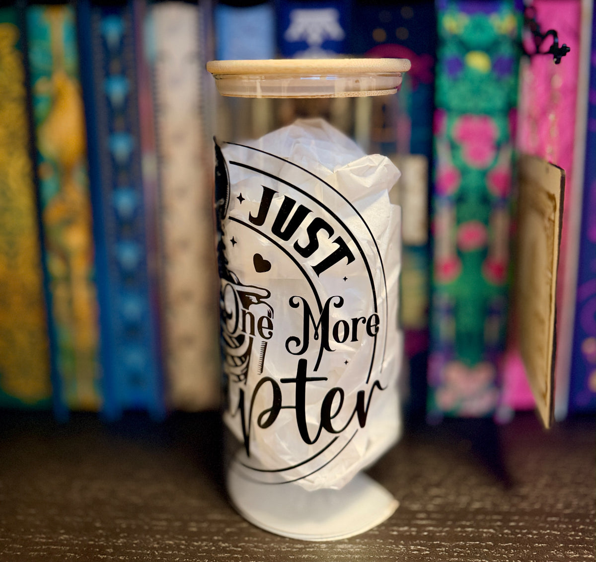 TBR/TBR Jar "Just one more chapter"