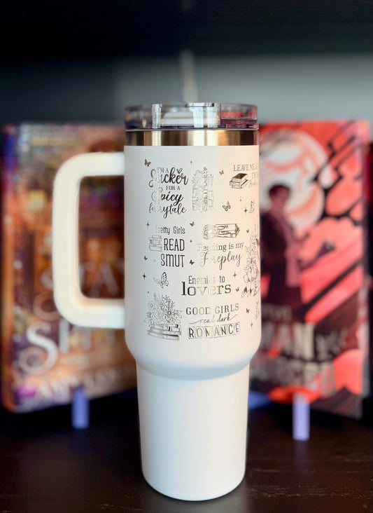 "Bookish Lady" thermal mug