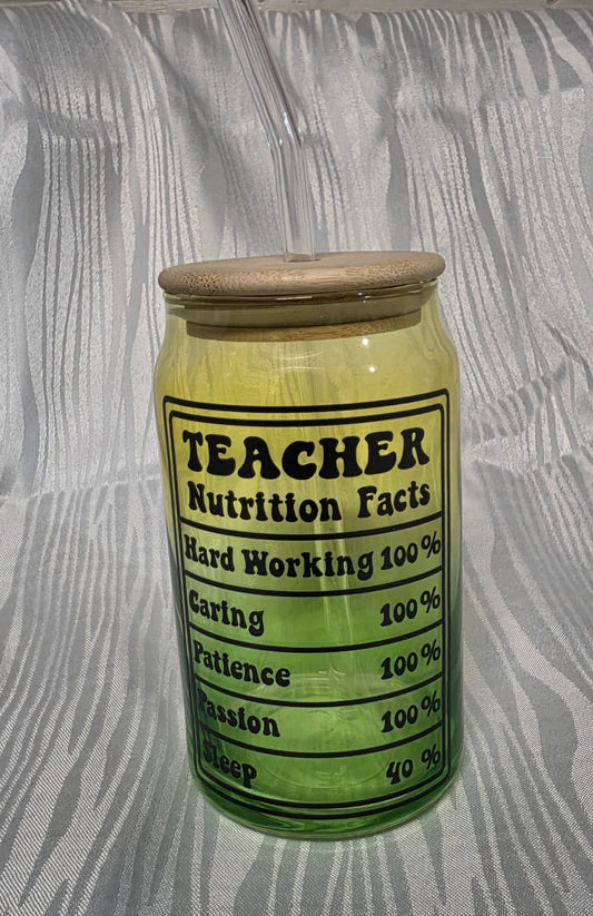 Trinkglas "Teacher"