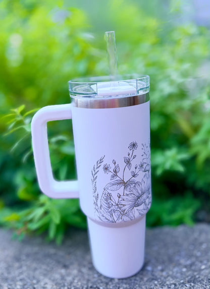 Thermobecher "Blumenwiese"