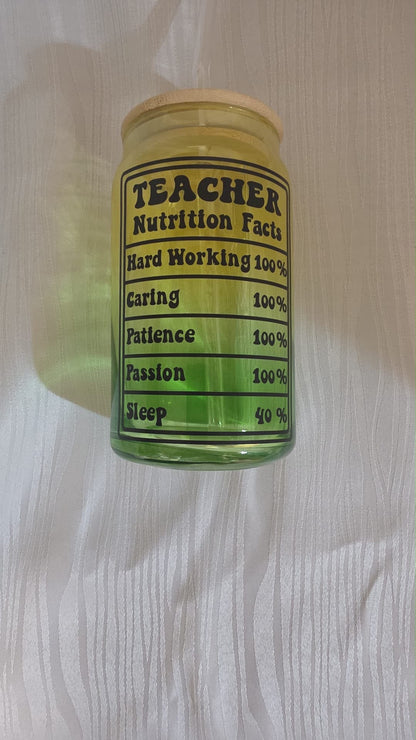 Trinkglas "Teacher"