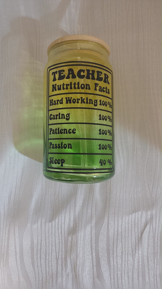 Trinkglas "Teacher"
